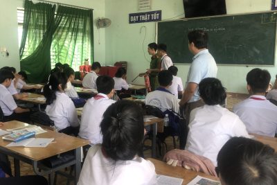 CÔNG AN HUYỆN NGHĨA HÀNH HƯỚNG DẪN CÔNG TÁC PHÒNG CHÁY CHỮA CHÁY CHO HỌC SINH