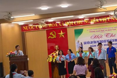 HỘI THI GIÁO VIÊN TỔNG PHỤ TRÁCH ĐỘI GIỎI CẤP HUYỆN NĂM HỌC 2024-2025