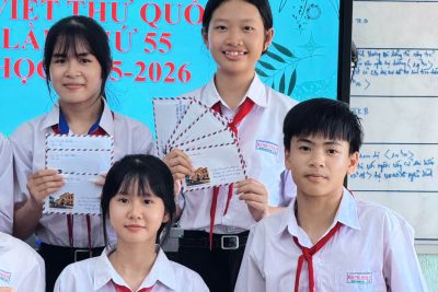TỔNG KẾT PHONG TRÀO VIẾT THƯ QUỐC TẾ ” UPU” LẦN THỨ 55 NĂM HỌC 2025-2026